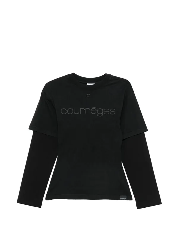 Layered Cotton T-Shirt