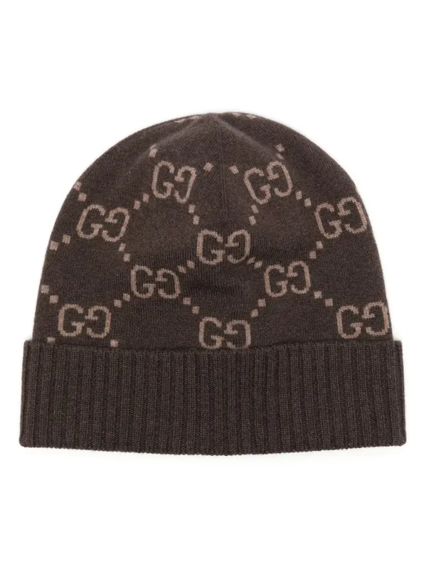 Gg Cashmere Beanie - Gucci