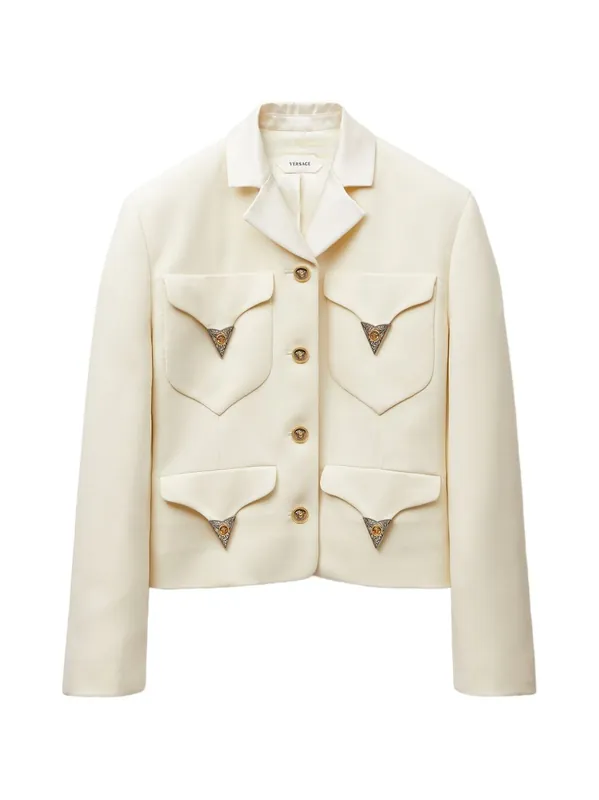Jackets White - Versace