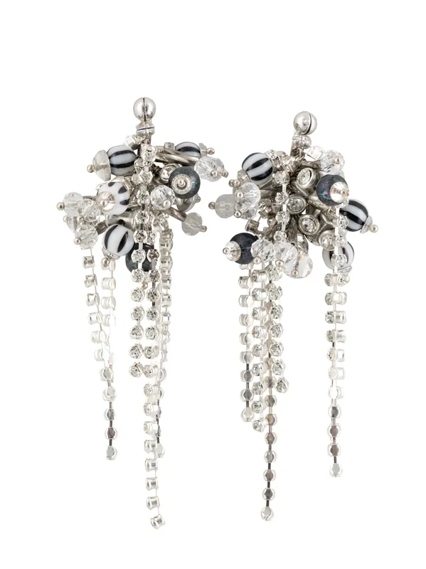 Handmade Embellished Pin Earrings - Dries Van Noten