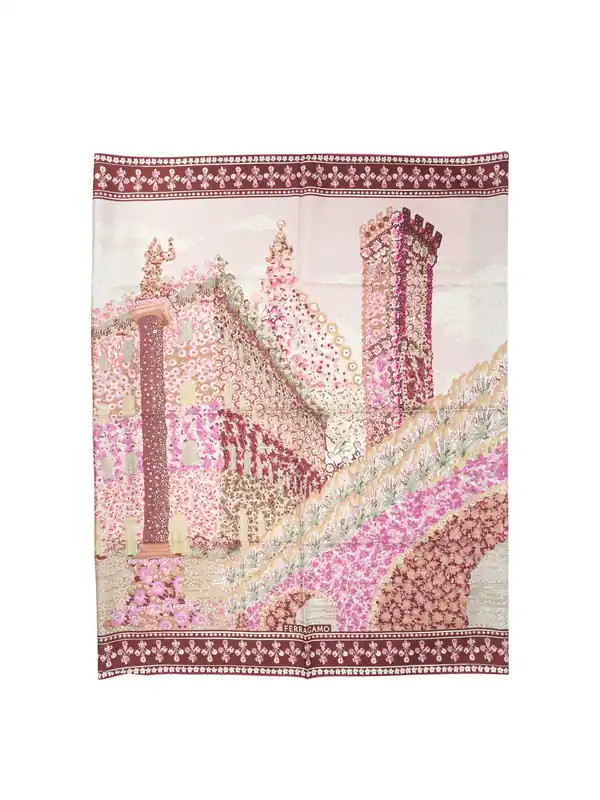 Fiorenza Sciarpe & Foulard Bordeaux - Ferragamo