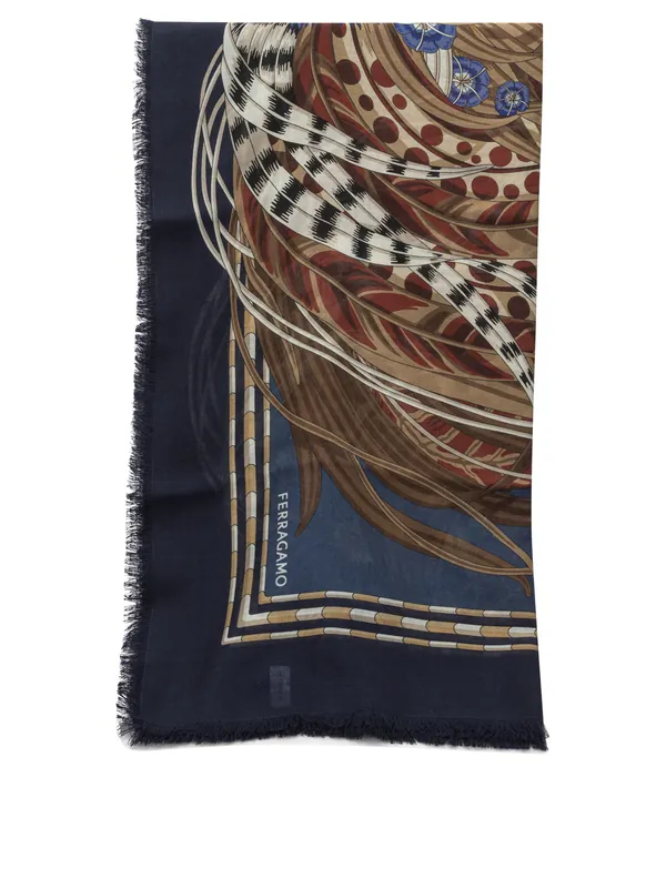 Rooster Sciarpe & Foulard White - Ferragamo