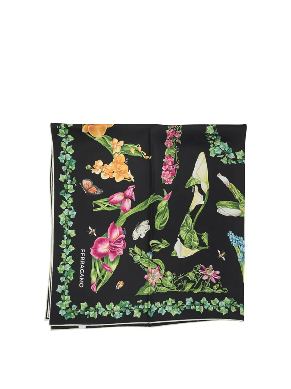 Eden Shoes Sciarpe & Foulard Black - Ferragamo