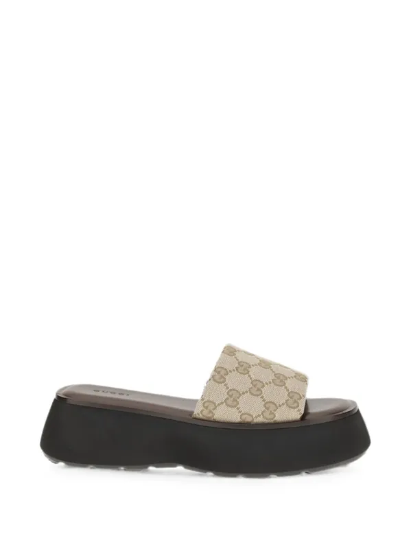 Platform Slide Sandals - Gucci