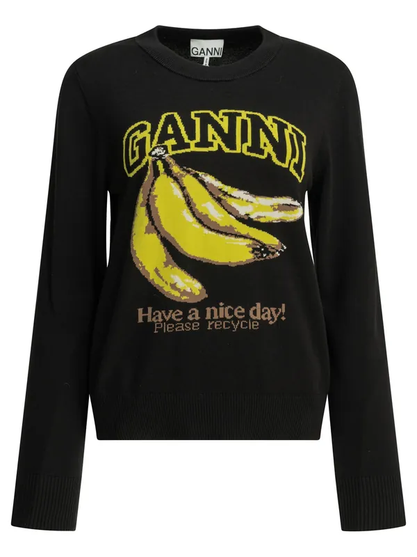 Banana Knitwear Black - Ganni
