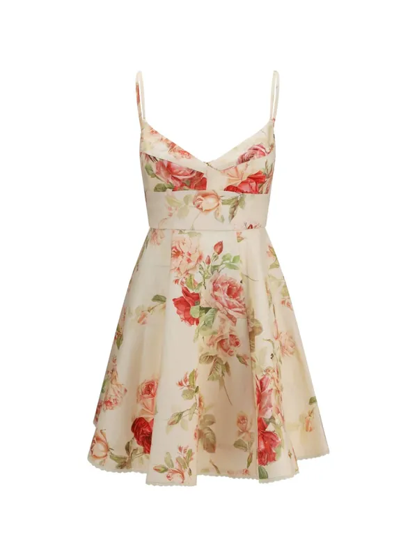 Roselight Linen Mini Dress - Zimmermann
