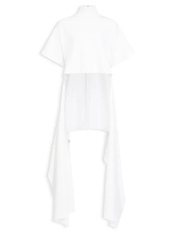 Asymmetric Cotton Jersey T-Shirt