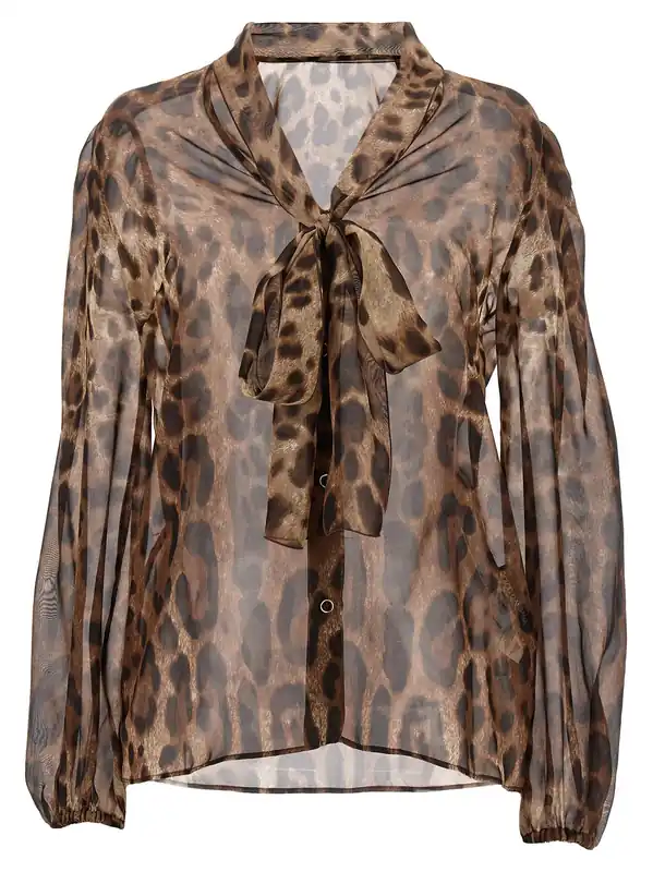 Animal Shirt Shirt And Blouse Multicolor - Dolce & Gabbana