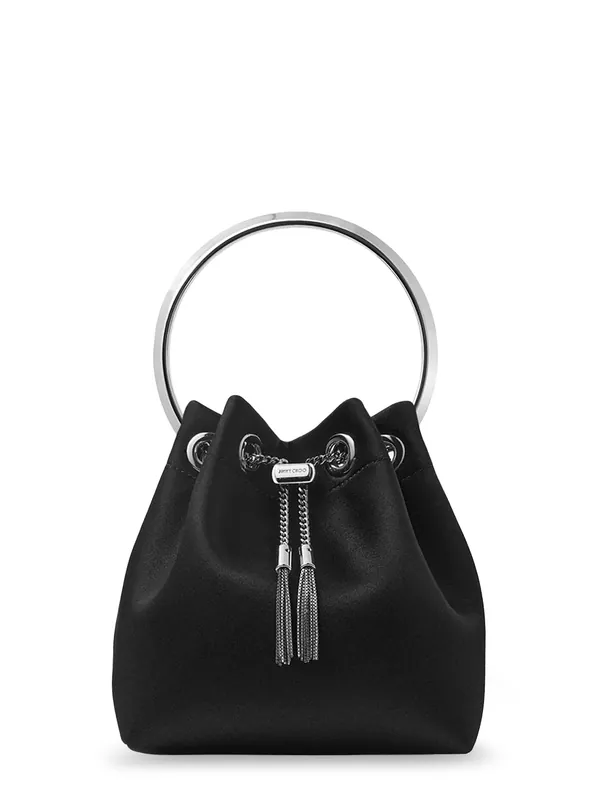 Bon Bon Satin Bucket Bag - Jimmy Choo
