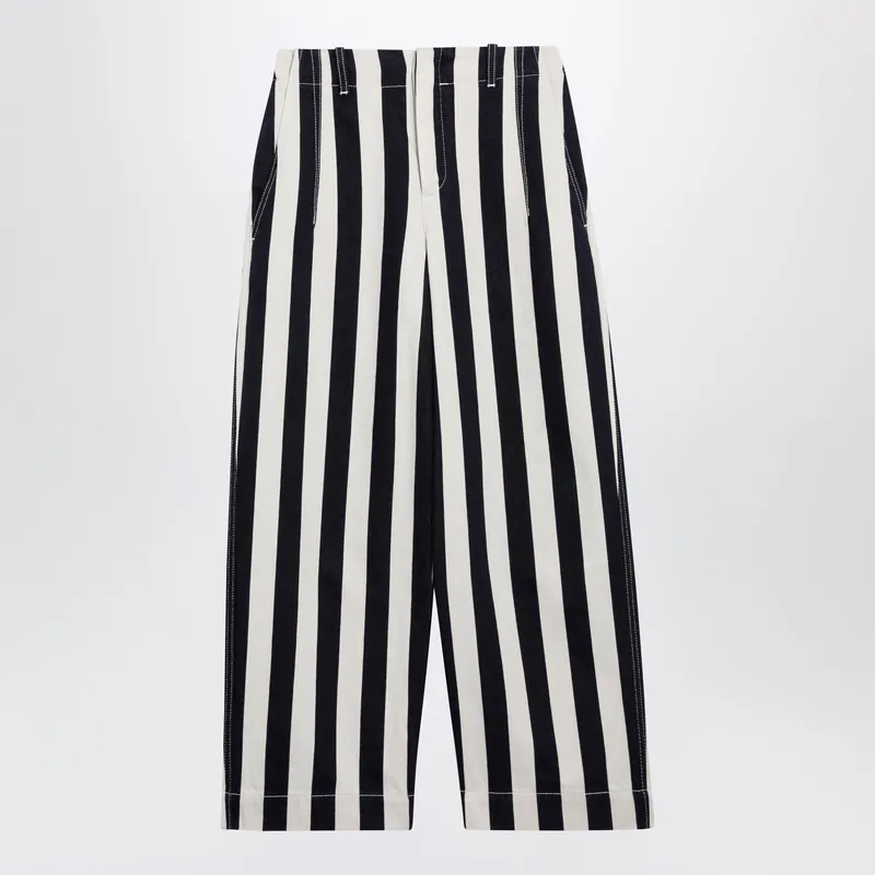 Parasol De-Nîmes Striped Denim Trousers