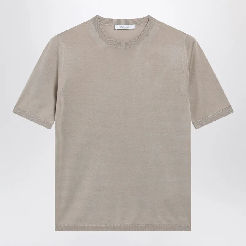 Rock Beige Cashmere And Silk Sweater - Max Mara