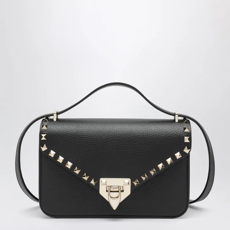 Rockstud Crossbody Bag In Calfskin Leather - Valentino Garavani