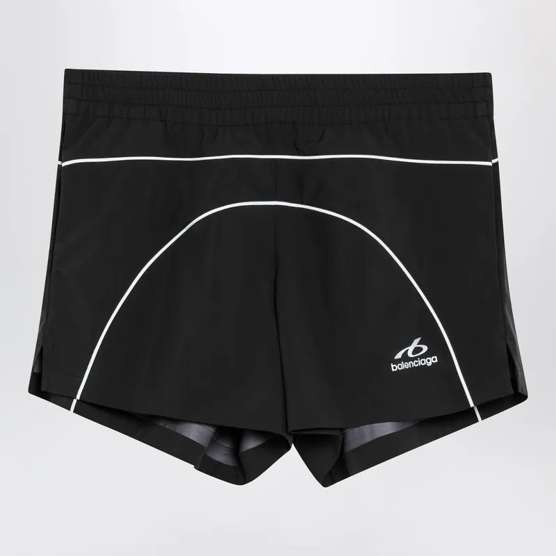Techwear Shorts In Black Technical Fabric - Balenciaga