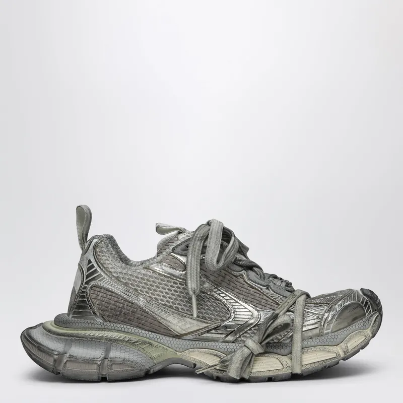 3 Xl Eggshell Coloured Mesh Sneaker - Balenciaga