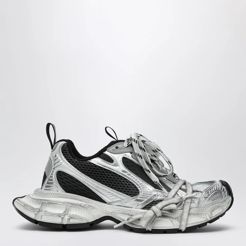 3 Xl Gradient Women's Sneakers In Black, Grey And White - Balenciaga