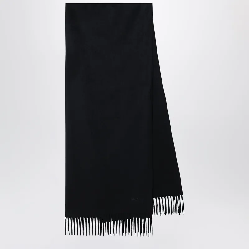Black Cashmere Scarf - Max Mara