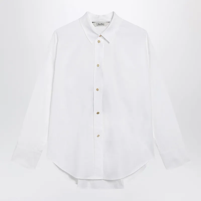White Cotton Shirt - 'S Max Mara