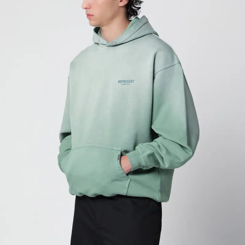 Washed Aloe Green Hoodie - Represent