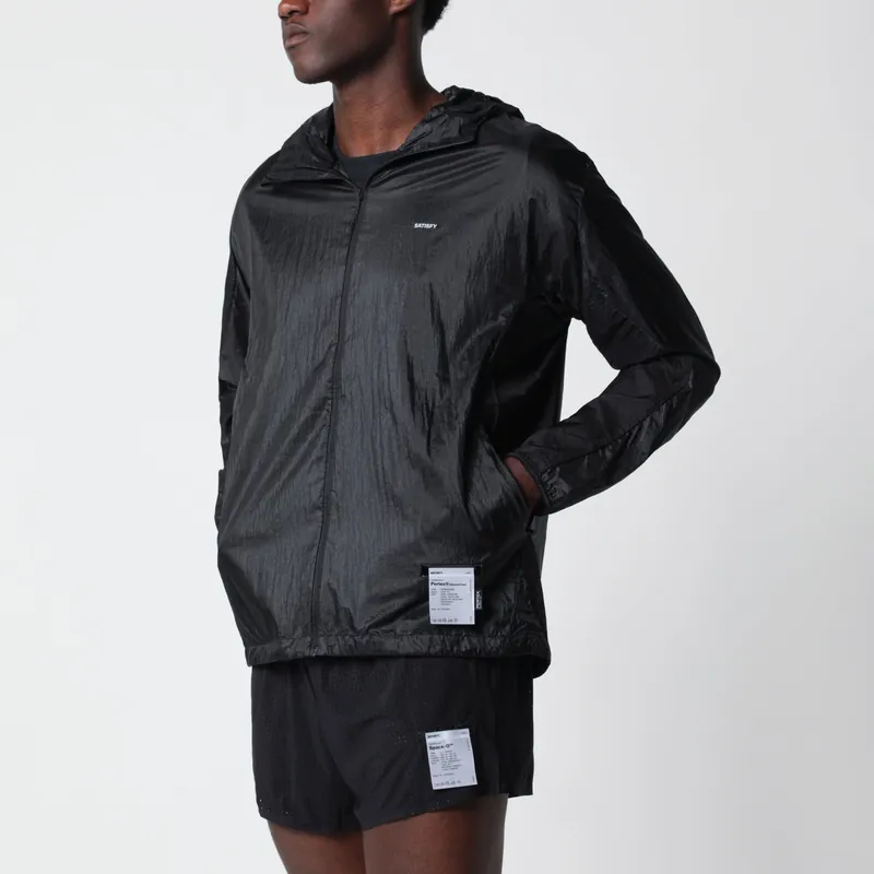 Black Pertex Diamond Fuse Windbreaker Jacket - Satisfy