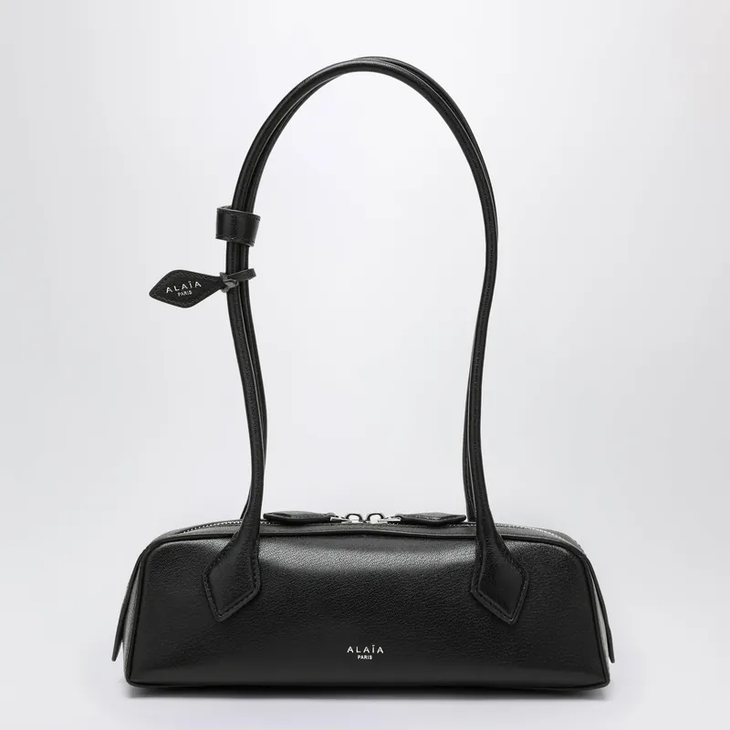 Small Teckel Black Leather Bag - Alaïa