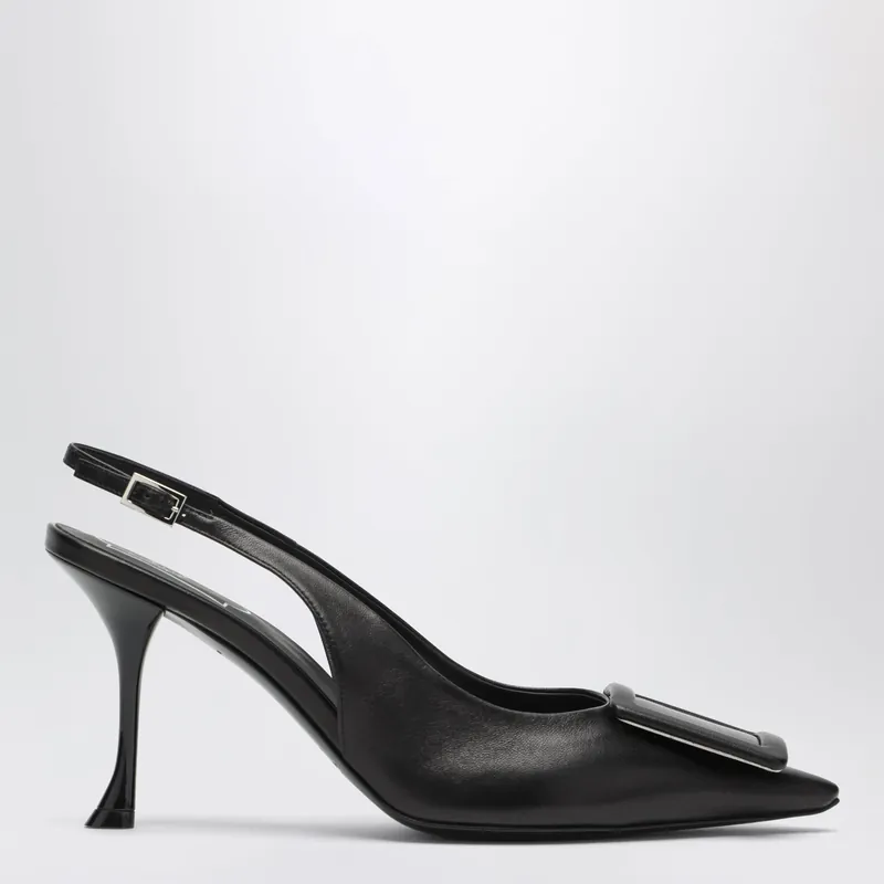 Viv In The City' Nappa Leather Slingbacks Black - Roger Vivier