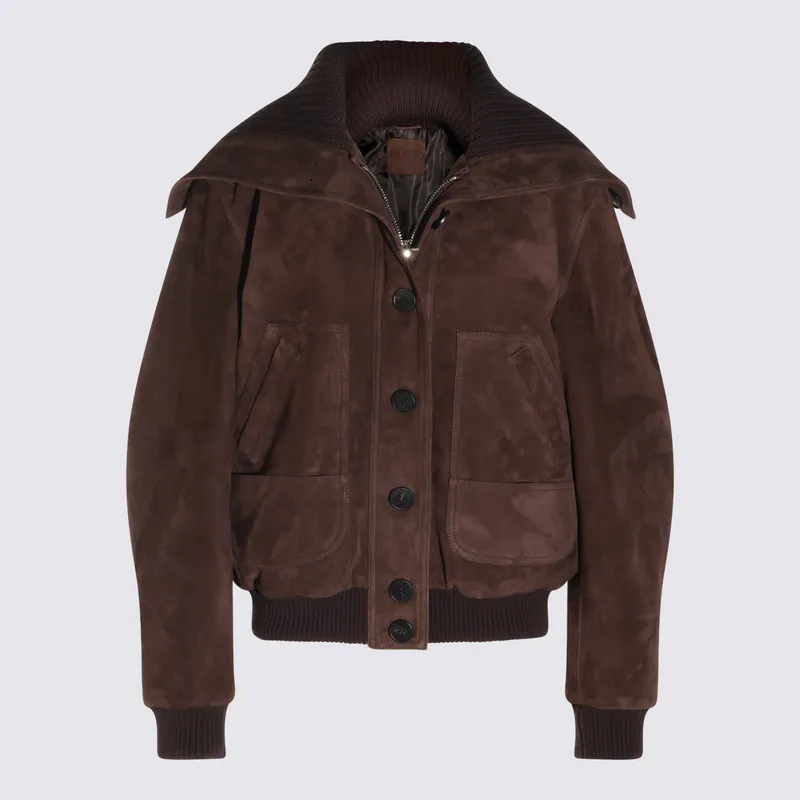 Jackets Dark Brown - The Attico