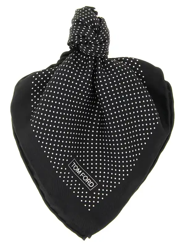 Silk Pocket Clutch Bag Ties And Papillon Black - Tom Ford
