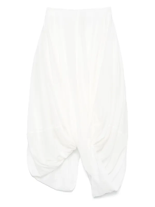 Cotton Blend Long Skirt - Toteme