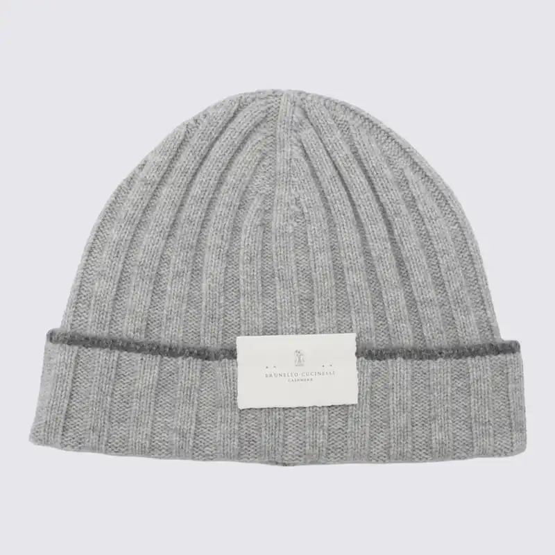 Hats Light Grey - Brunello Cucinelli
