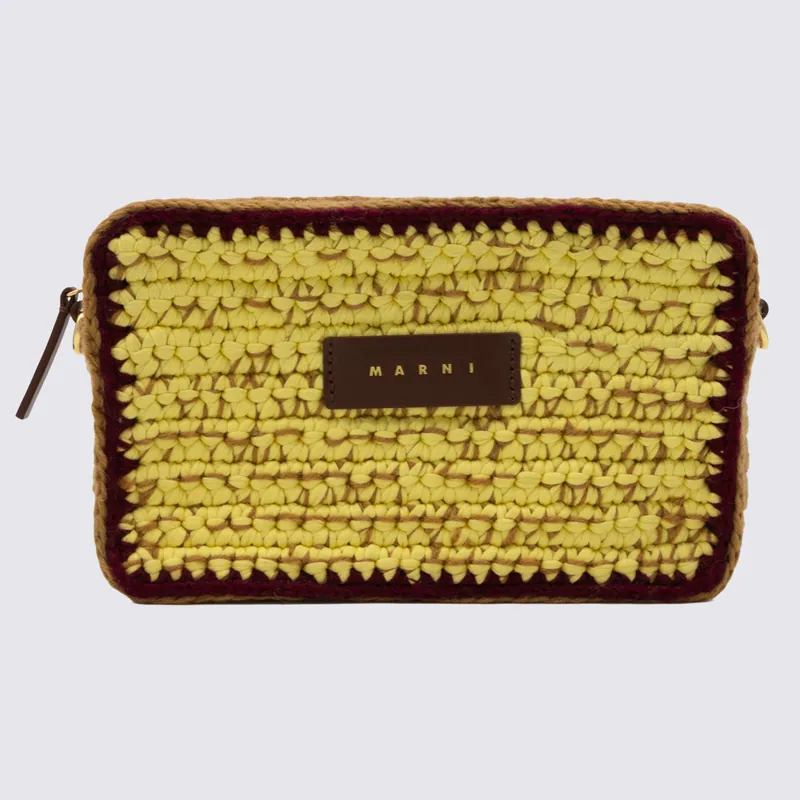 Bags Curds/Ruby Wine/Yellow Cream - Marni