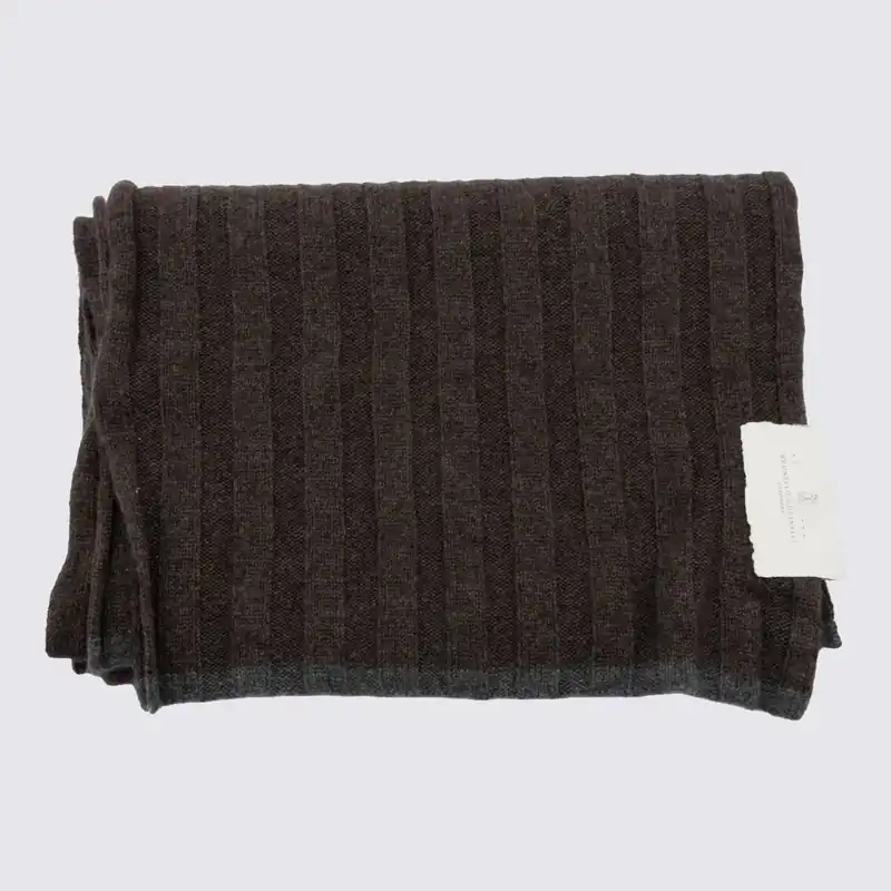 Scarfs Brown - Brunello Cucinelli