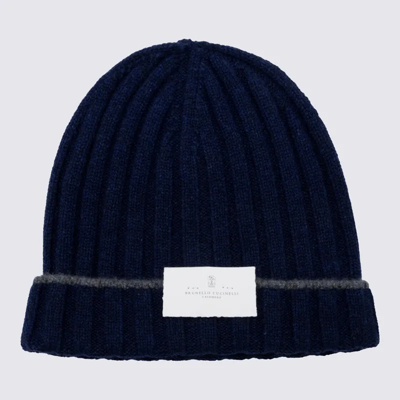 Hats Navy - Brunello Cucinelli