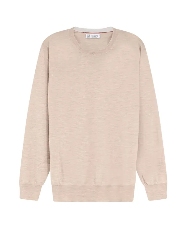 Cashmere And Silk Sweater - Brunello Cucinelli
