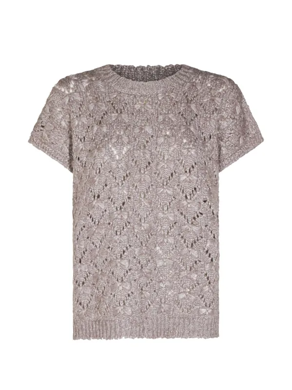 Wool Blend Top - Fabiana Filippi