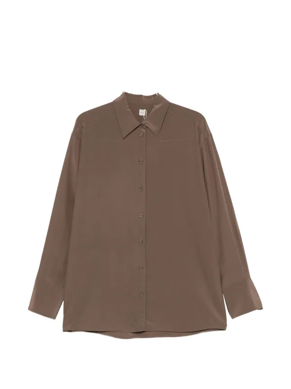Crepe Silk Shirt - Toteme
