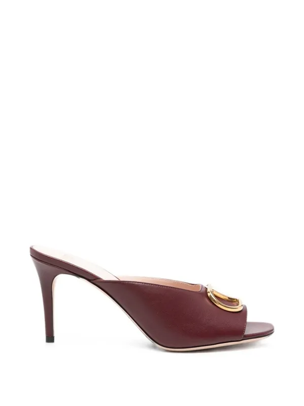 Vlogo Signature Leather Mules - Valentino Garavani