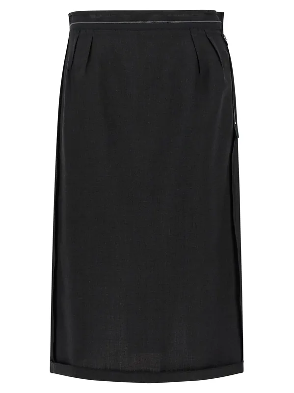 Anonymity Of The Lining Skirts Black - Maison Margiela