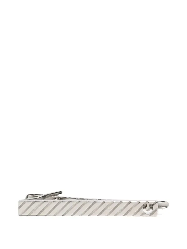 Guilloche Logo Engraved Tie Pin - Ferragamo