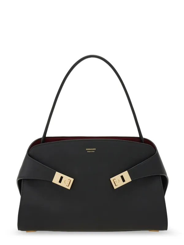 Hug Soft M Leather Shoulder Bag - Ferragamo