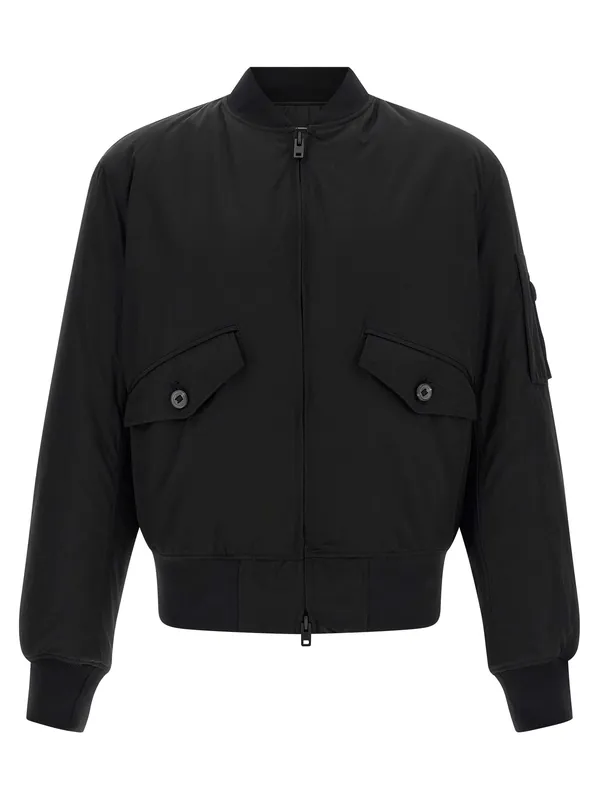 Y-3 Puffer Jackets Black