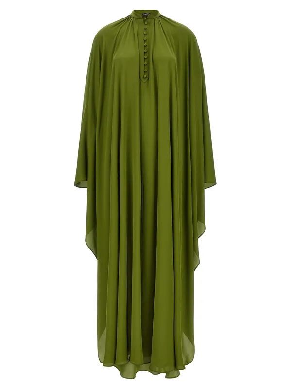 Cape Dress Dresses Green - Tom Ford