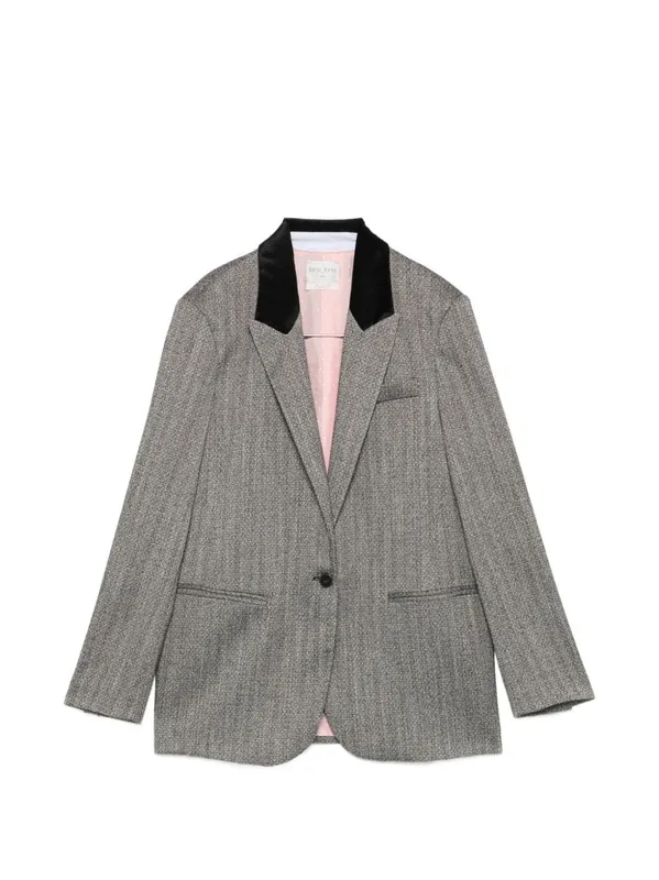 Single-Breasted Blazer Jacket