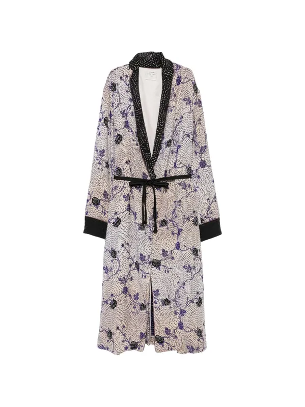 Cherry Blossom Long Coat - Forte_Forte