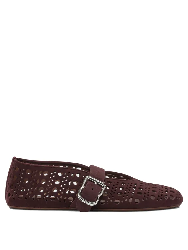 Vienne Ballerinas Bordeaux - Alaïa