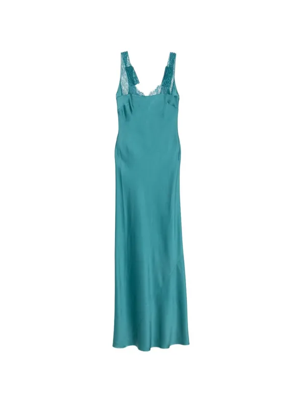Lace Detail Long Dress - Forte_Forte