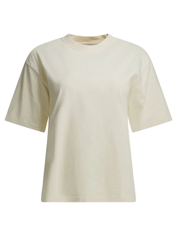 Crew Neck T-Shirt With Reverse Logo T-Shirts White