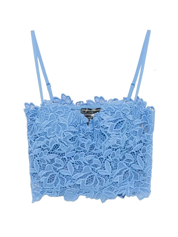 Lace Cotton Top - Ermanno Scervino