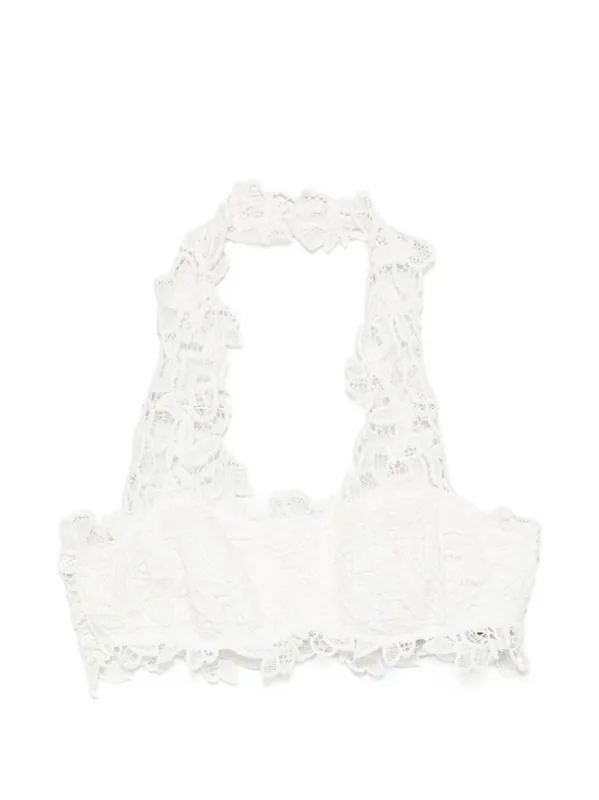 Embroidered Linen Top - Ermanno Scervino