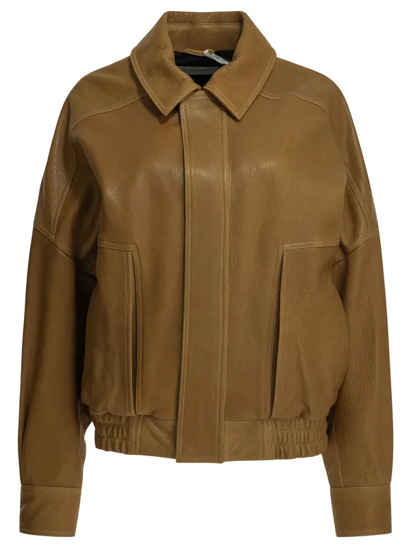 Dalma Jackets And Coats Brown - Nour Hammour