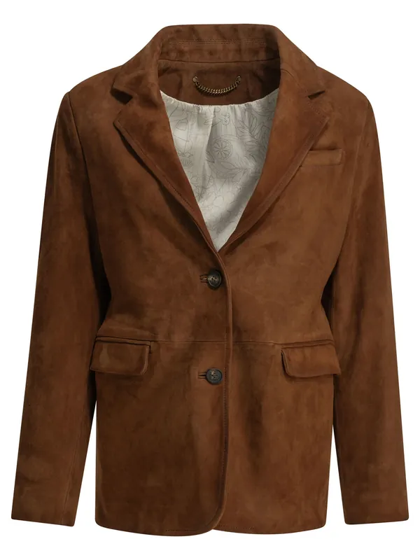 Journey Jackets And Coats Brown - Golden Goose